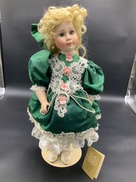 Franklin Mint Melody Porcelain Musical Doll