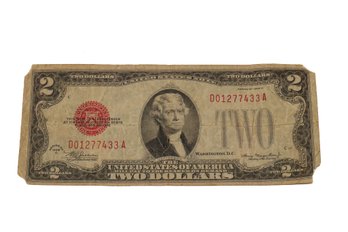 1928-D Two Dollar Red Seal Banknote