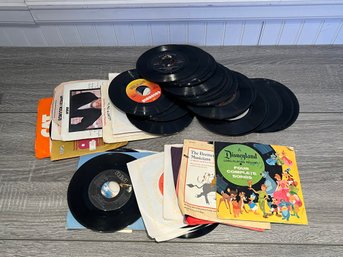 Large Lot Of 45s Records