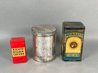 Vintage Fluff,  Monarch & Eight O Clock Coffee Tin