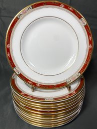 12 Dessert Plates Royal Doulton Sandon H5172  English Fine Bone China 6.5'