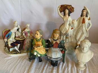 Vintage And Contemporary Figures