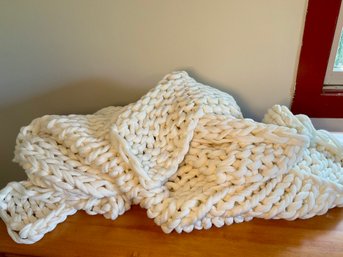 Chunky Knit Throw