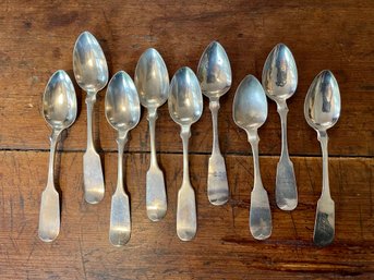 Compatible Antique Coin Silver Spoons
