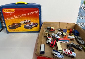 Lot Of Matchbox Cars With 1983 Full Case