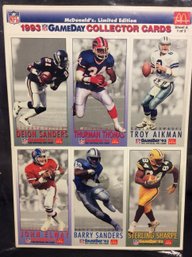 1993 McDonald's Limited Edition GameDay Collector Card Sheets - M
