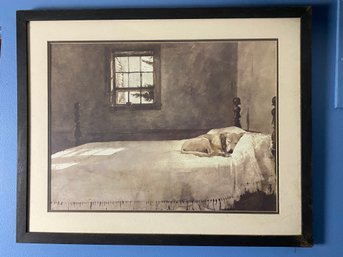 Framed Andrew Wyeth Vintage Artwork