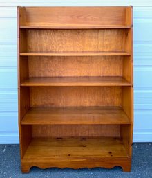 Solid Pine Graduated Bookcase