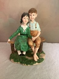 Norman Rockwell 'The Little Spooners' Figurine #4