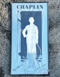 A Vintage Signed 'Chaplin' Movie Poster