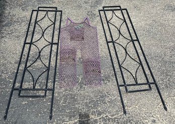 Three Light Metal Garden Elements