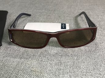 Brand New $139 ROBERTO CAVALLI / Just Cavalli Sunglasses - Burgundy Frames With Large Lettering - NEW !