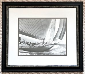 A Framed Nautical Photograph From The Chris-Kraft Museum