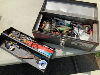 Toolbox With Soldering Supplies