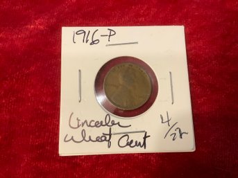1916 P Lincoln Wheat Cent 1