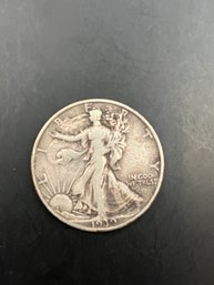 1939-S Silver Walking Liberty Half Dollar