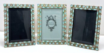 3 Olivia Riegel Rhinestone Picture Frames For 4 By 6 Photos Purchased At Barneys New York