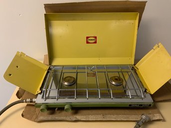 PRIMUS Scout 2 Propane Stove  ~ Retro Yellow & Green ~ (T)