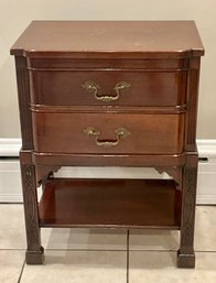 THE GEORGETOWN GALLERIES Solid Mahogany Side Table