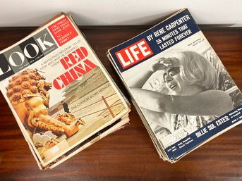 Vintage Life And Look Magazines - 1960's-1970's