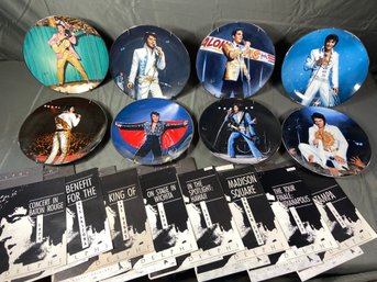 Elvis Presley: In Performance Collection Limited Edition Collector's Plates Delphi 8.5in No Chips