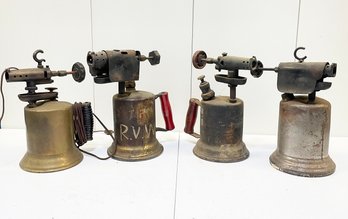 4 Vintage Blow Torches