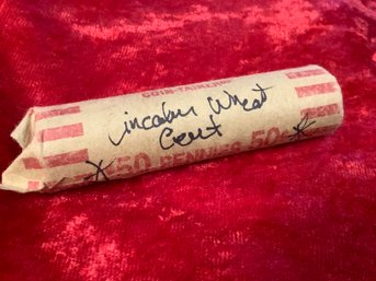 Lincoln Wheat Cent Pennies Roll 2