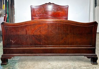 A Vintage Mahogany Full Bedstead C. 1940's