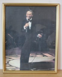 Vintage Framed Frank Sinatra Poster