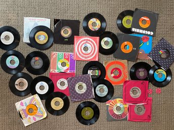 Collection Of 45s Records