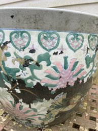 Large Asian Style Ceramic Planter