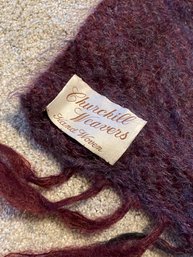 Vintage Churchill Weavers Handwoven Throw Blanket