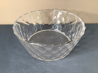 Diamond Cut Crystal Bowl