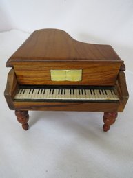 Wooden  Grand Piano Shaped Music Box By Rugue - Working