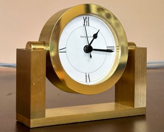 A Tiffany Brass Clock