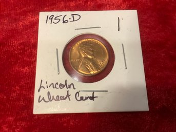 1956 D Lincoln Wheat Cent 4