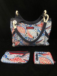 Vera Bradley Purse And Wallet Set