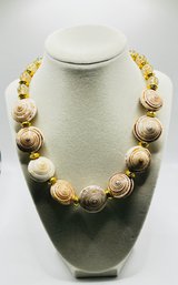 Vintage Natural Seashell Necklace