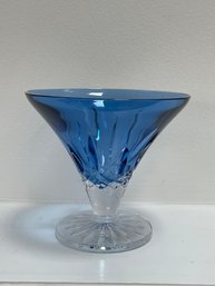 Waterford Lismore Sapphire Footed Bowl