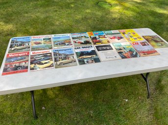 Lot Of (23) Various Vintage Car Magazines. 1953-1985.