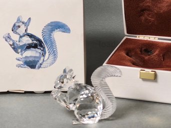 Swarovski Crystal '10th Anniversary Edition - The Squirrel ' With Original Box