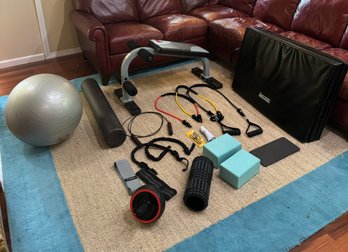 Group Of Workout Equipment Including Tempo Bands, Aero Mat & More!