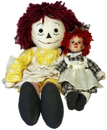 Raggedy Anne Plush Dolls (2 Dolls)