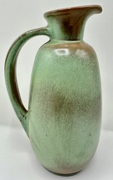 Vintage Arts & Crafts Frankoma 835 Pottery Pitcher In  Prairie Green