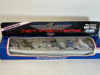 EAGLE - TOOTSIE TOY - JET FIGHTERS EAGLE SQUAD  DIECAST In Original Box