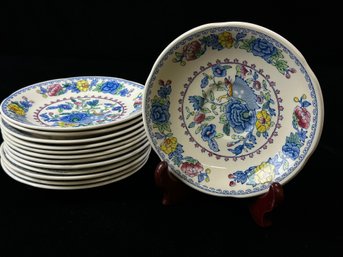 Masons Regency Plantation Ironstone 6' Saucers