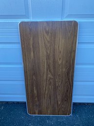 Faux Wood Folding Table