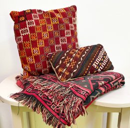 Colorful Throw Pillows And Blankets