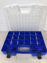 Acro Mils Tackle Bead Or Craft Storage Organizer Plastic Box - 2 Level 60 Sections 18x13x4.5