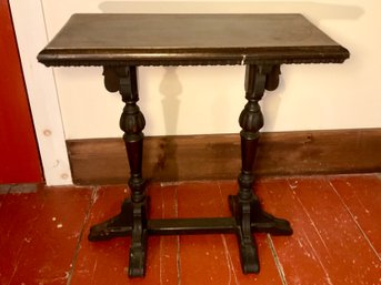 Small Carved Accent Table